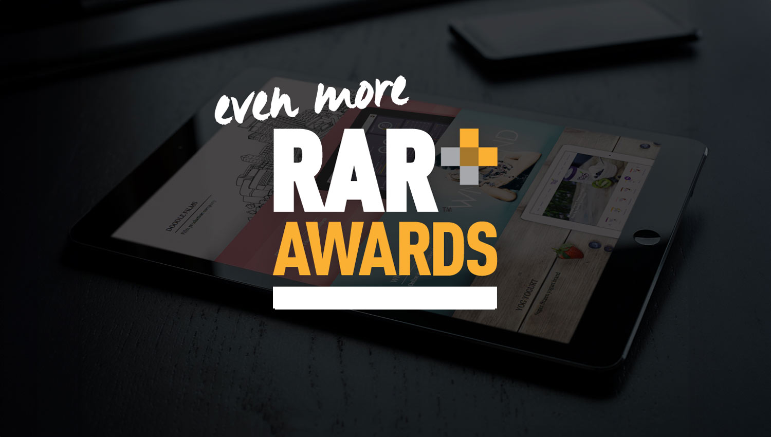 Long Story Short's RAR Awards with a dimly light background of technology