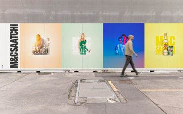 M&C Saatchi billboard cover image - desktop website UI design - wider