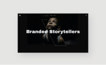 The Village Client - branded storytellers desktop homepage slider
