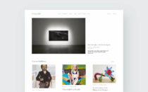 Victoria Miro art gallery desktop web design