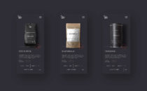 Vim & Vigour Coffee - product page design - product ranges