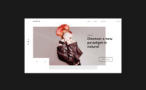 Nadur Shopify website - ecommerce desktop homepage header design