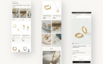 Orelia Shopify website - Shopify mobile web UI designs