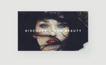 Friday Beauty client - homepage website design for desktop on shopify
