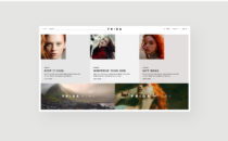 Friday Beauty client - landing page website design for desktop on shopify