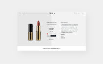 Friday Beauty client - product page website design for desktop on shopify