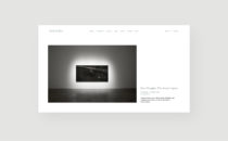 Victoria miro art gallery client - desktop web design - gallery section